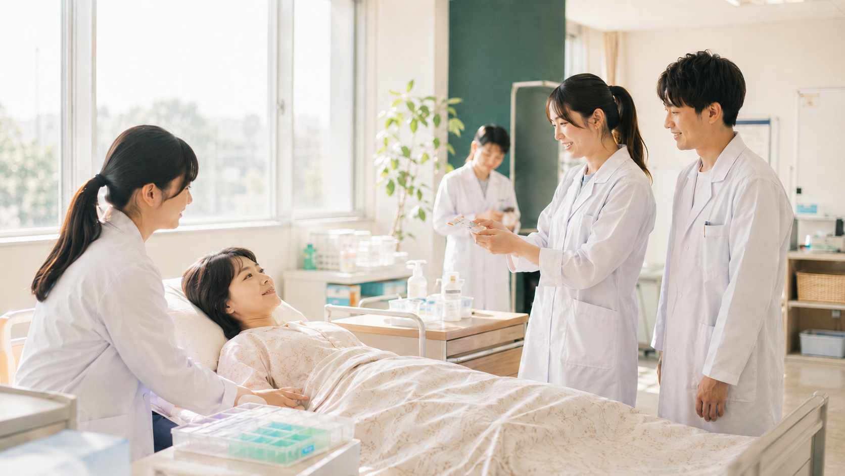 将来の薬剤師像をイメージできる在宅医療体験ルーム